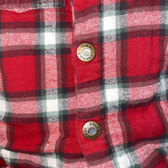 Tommy Bahama Kids Red Plaid Sherpa Lined Jacket 2T Cotton & Polyester - Picture 2 of 8